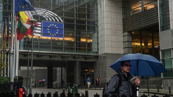 Здание Европейского парламента в Брюсселе