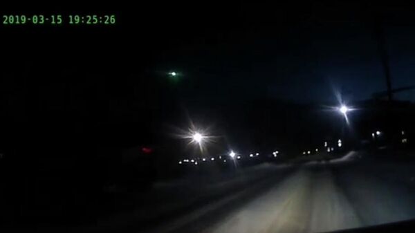 Видео падения метеорита на севере Красноярского края