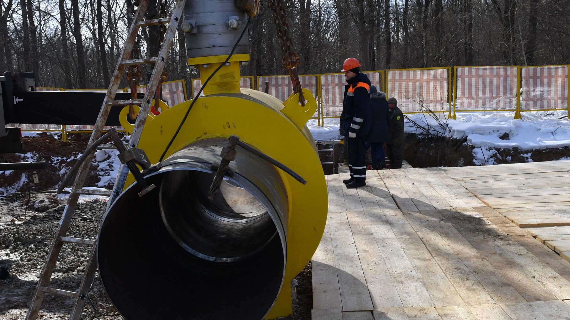 Строительство газопровода - РИА Новости, 1920, 19.03.2019