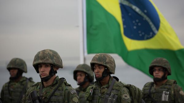 Морские пехотинцы армии Бразилии