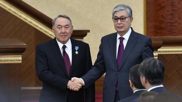 Нурсултан Назарбаев и Касым-Жомарт Токаев. Архивное фото