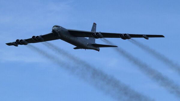 Стратегический бомбардировщик Boeing B-52H Stratofortress ВВС США