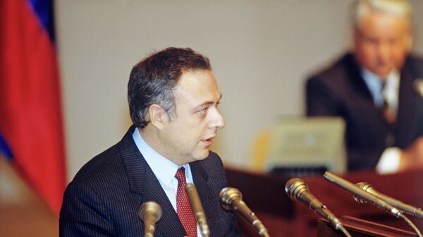 Министр иностранных дел Андрей Козырев. 12 декабря 1991