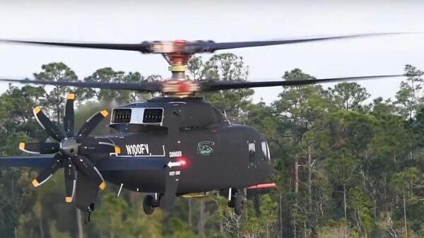 Испытания нового американского вертолета Sikorsky-Boeing SB-1 DEFIANT