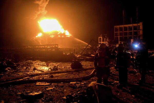 Взрыв на химзаводе в китайской восточной провинции Цзянсу