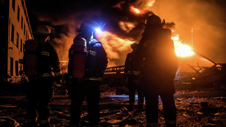 Взрыв на химзаводе в китайской восточной провинции Цзянсу