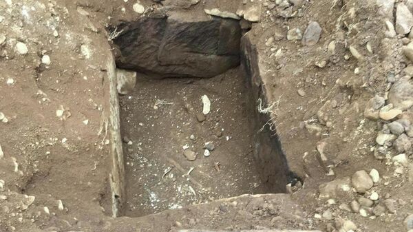 На месте раскопок под пабом в графстве Нортумберленд, Великобритания