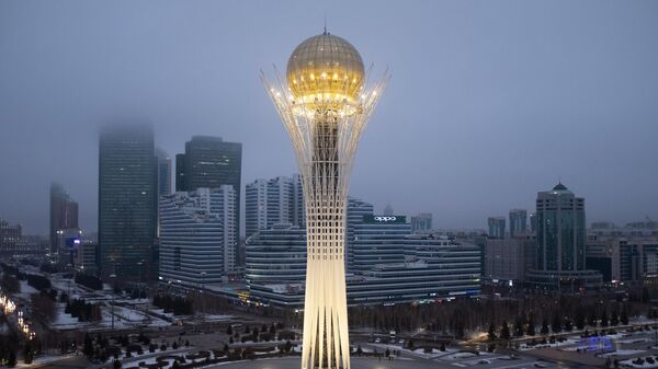 Монумент Астана-Байтерек в Нур-Султане. 23 марта столица Казахстана Астана переименована в Нур-Султан