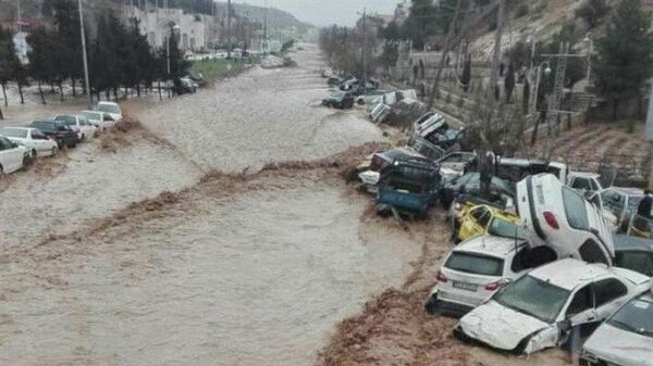 Наводнение в городе Шираз, Иран. 25 марта 2019 