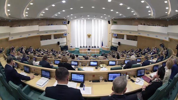 Заседание Совета Федерации РФ