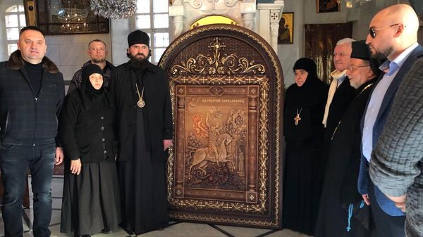 Архиепископ Феофилакт посетил христианские святыни в сирийских Маалюле и Саеднайе