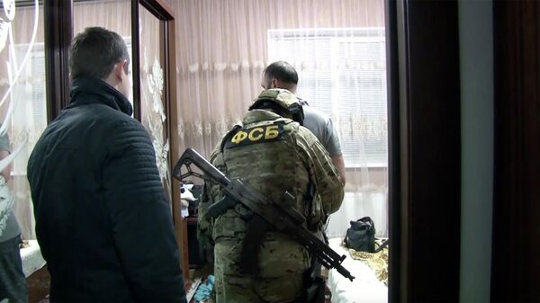 Задержние участников террористической организации Хизб ут-Тахрир аль-Ислами (организация запрещена в России) в Крыму