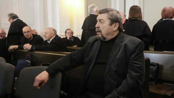 Геннадий Иванов во время судебного заседания в Вильнюсе. 27 марта 2019