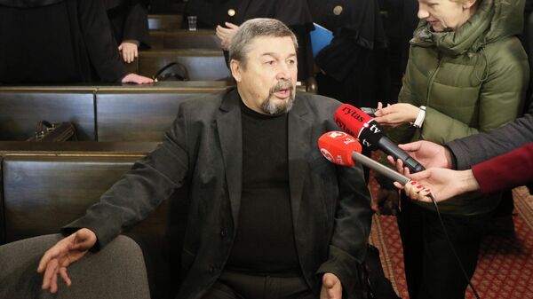 Геннадий Иванов во время судебного заседания в Вильнюсе