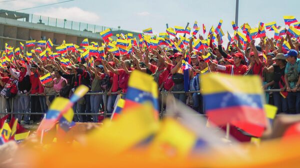 Акция в поддержку президента Венесуэлы Николаса Мадуро. Архивное фото