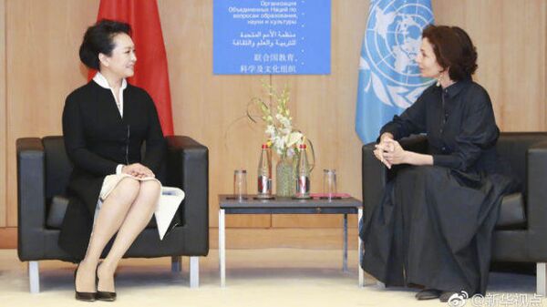 Пэн Лиюань на заседании ЮНЕСКО по женскому образованию
