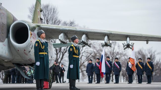 Российская авиабаза Кант в Киргизии