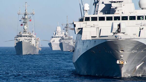 Корабли НАТО, вошедшие для учений в Черное море