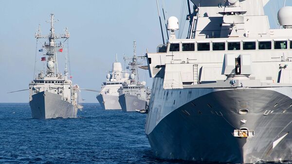 Корабли НАТО на учениях в Черное море. Архивное фото