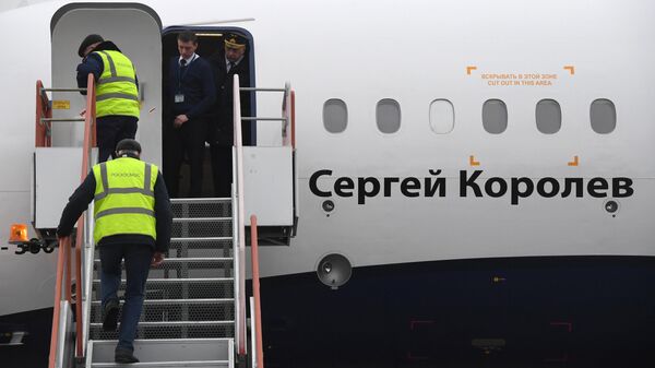 Передача в эксплуатацию самолета Ту-204-300 Сергей Королев
