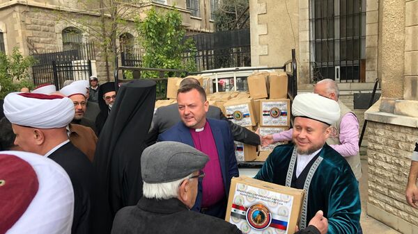 В Дамаске российские христиане и мусульмане раздали гумпомощь нуждающимся