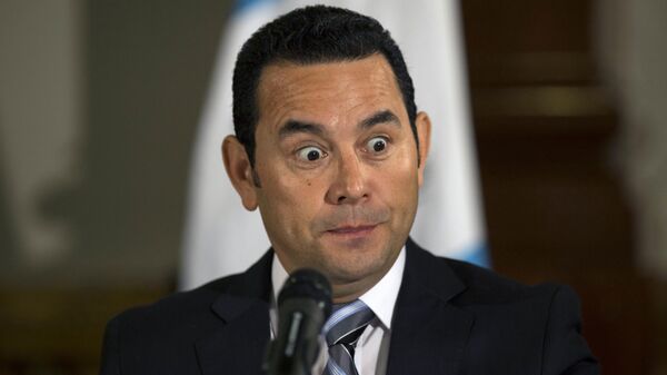 Избранный президент Гватемалы Джимми Моралес 