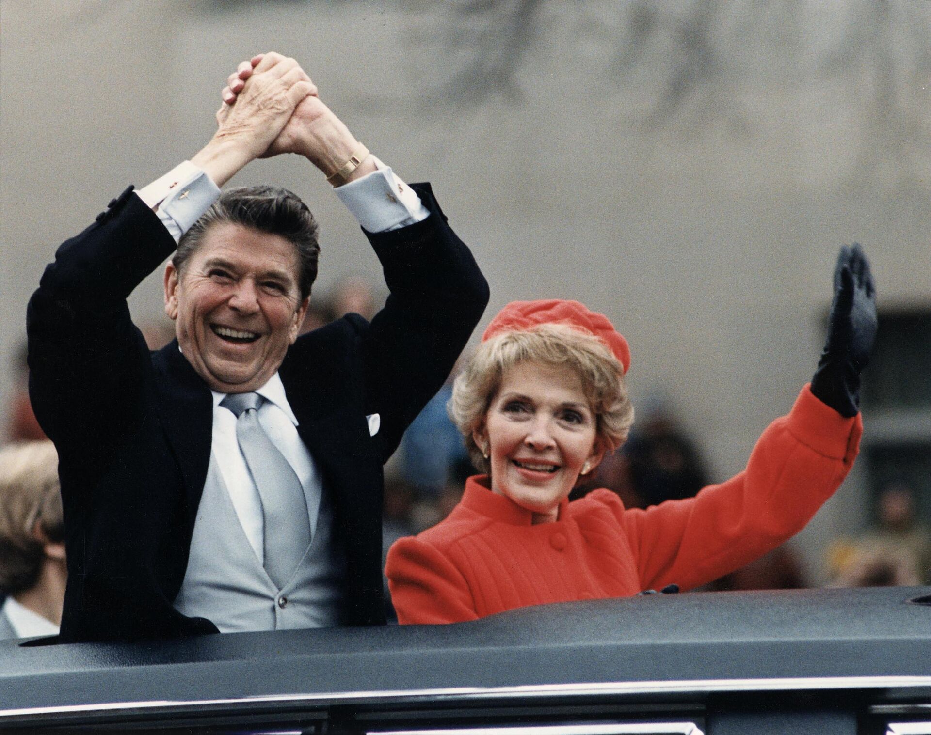 The Reagan couple in the car after the President's inauguration ceremony - RIA Novosti, 1920, 20.03.2023