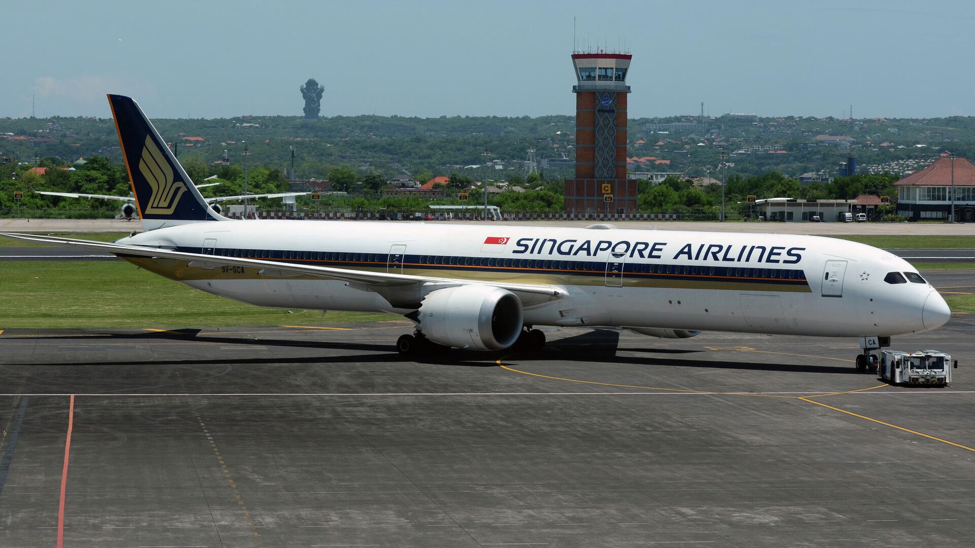 Самолет Boeing 787-10 Dreamliner авиакомпании Singapore Airlines  - РИА Новости, 1920, 25.05.2021