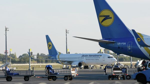 Самолеты в аэропорту Борисполь