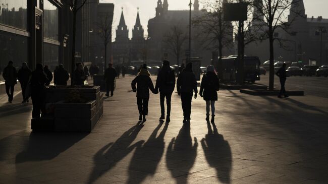 Прохожие в Москве