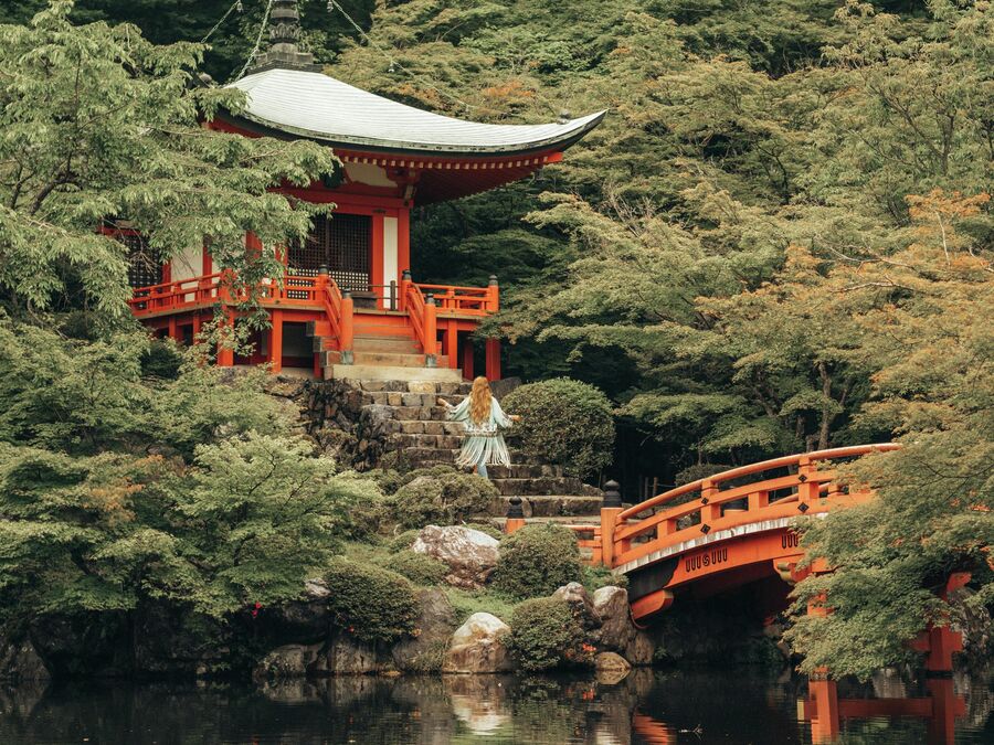 Киото. Один из двух тысячи храмов