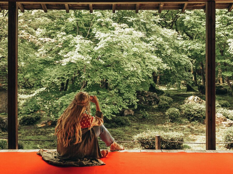 Наслаждаясь японским дзеном в Киото