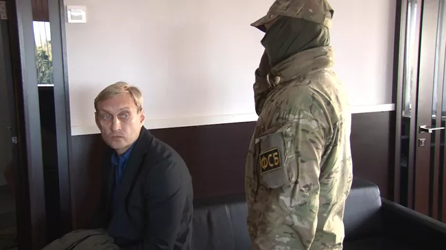 Кадры задержания мэра Евпатории Андрея Филонова