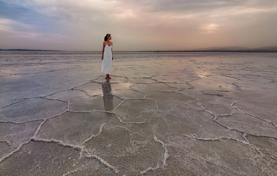 Эфиопия. Соляное озеро