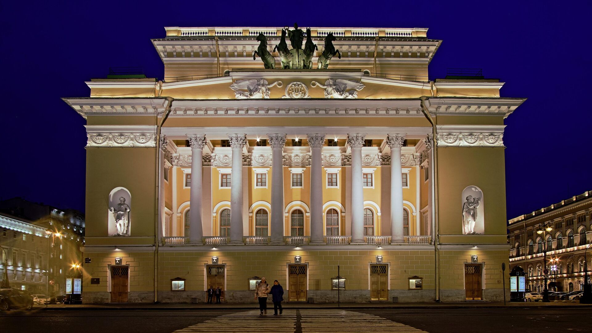 Здание Александринского театра в Санкт-Петербурге - РИА Новости, 1920, 25.03.2022