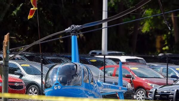 В США мужчина погиб из-за попадания в него лопасти садившегося вертолета