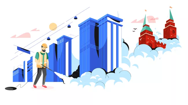 Как Москву убирают после зимы Как Москву убирают после зимы