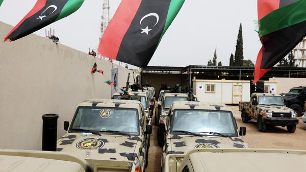 Военная техника, конфискованная у сил ливийского маршала Халифы Хафтара в Завии, к западу от Триполи