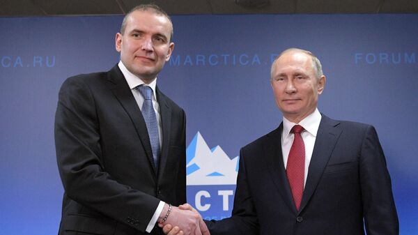 Президент РФ Владимир Путин и президент Исландии Гудни Йоханнессон. Архивное фото