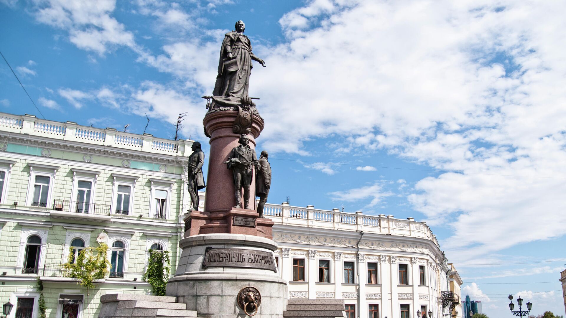 Памятник основателям Одессы  - РИА Новости, 1920, 28.09.2022