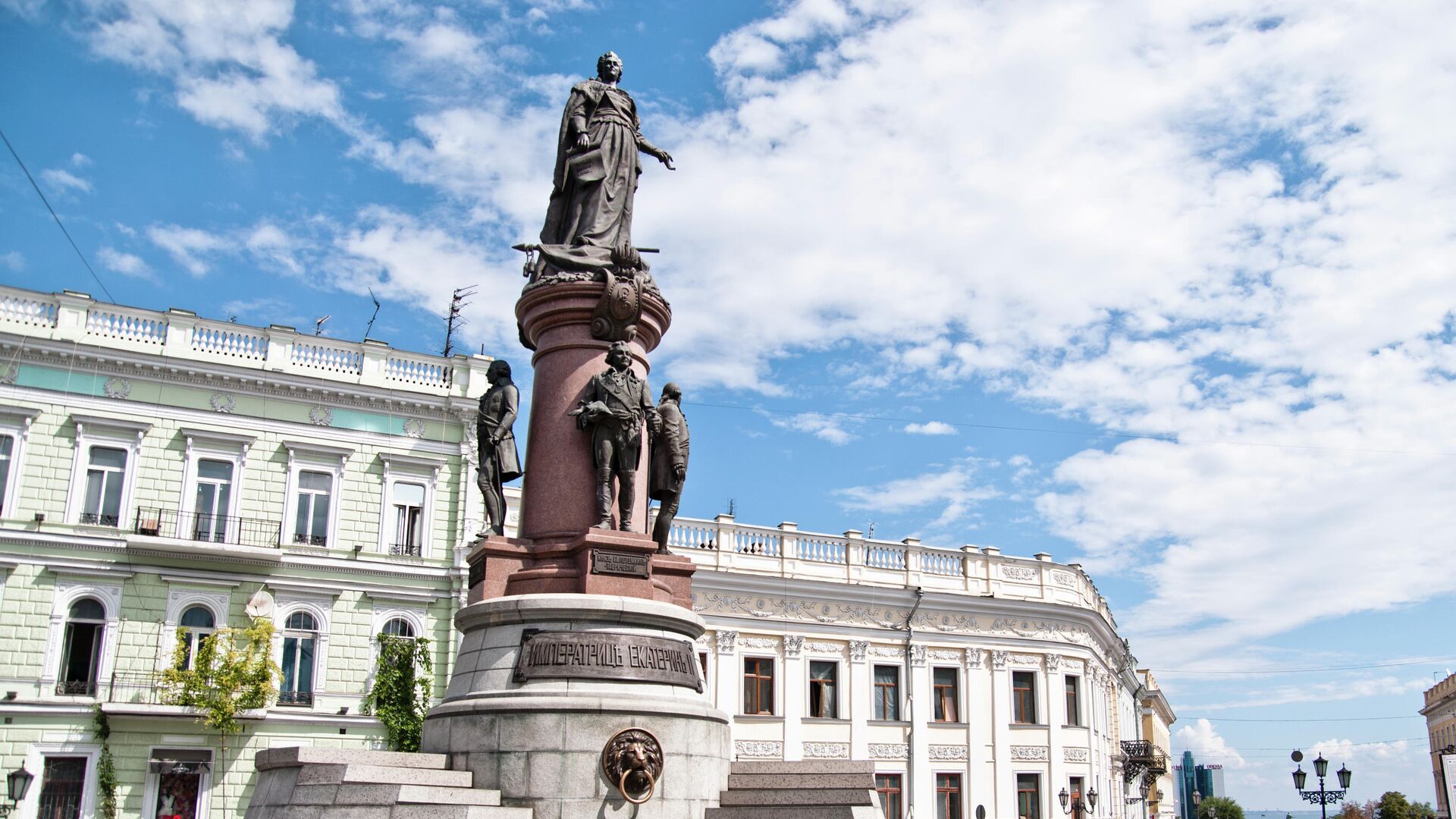 Памятник Екатерине II в Одессе - РИА Новости, 1920, 12.07.2022