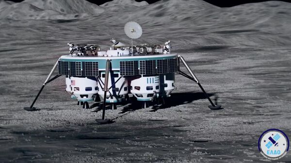 Снимок экрана демонстрационного ролика греческого проекта Hellas to the Moon