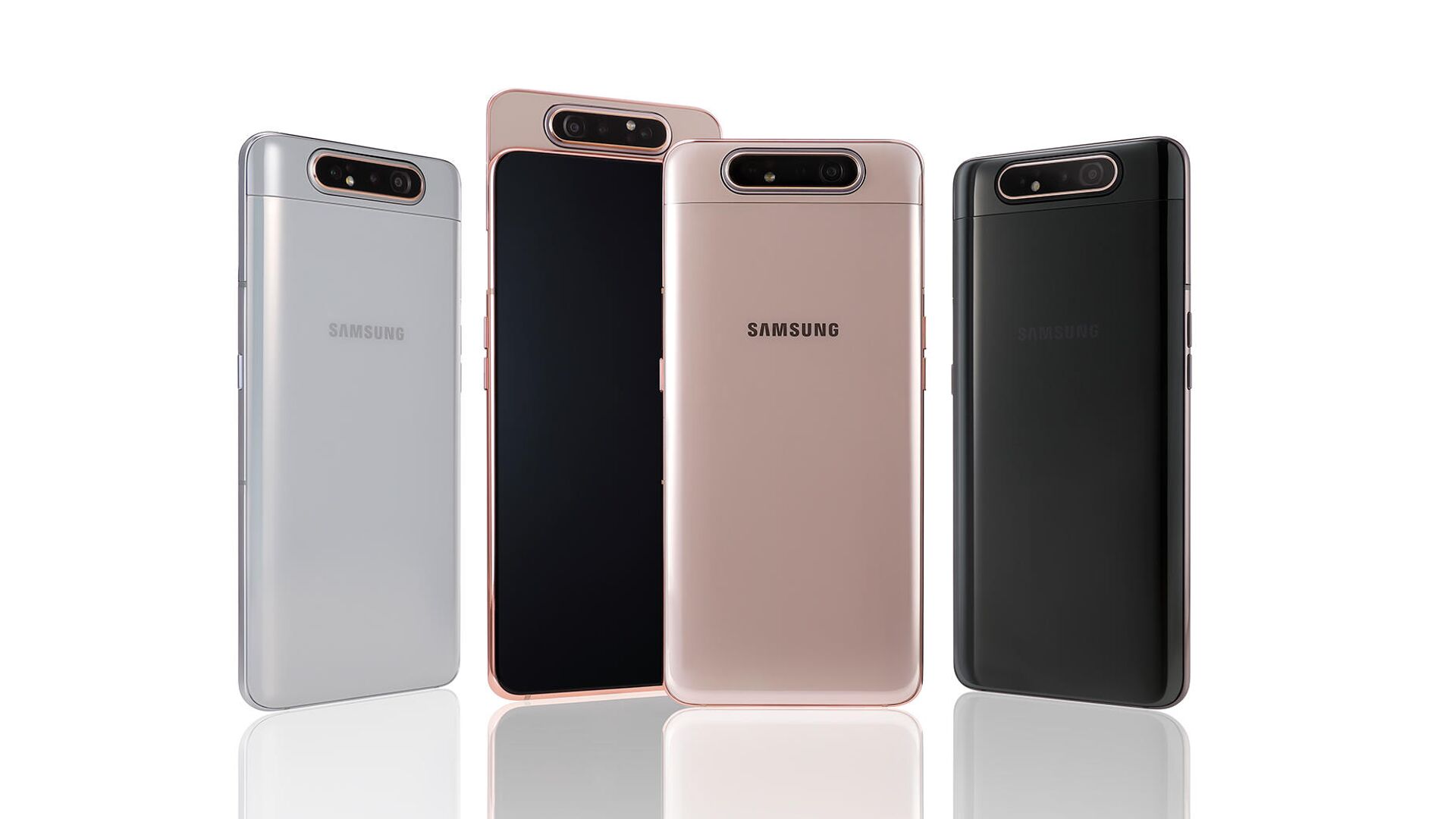 Телефон Samsung Galaxy A80 с поворотной камерой - РИА Новости, 1920, 09.03.2021