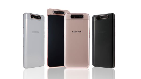 Телефон Samsung Galaxy A80 с поворотной камерой