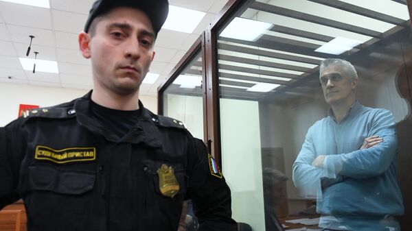 Основатель фонда Baring Vostok Майкл Калви на заседании в Басманном суде Москвы. 11 апреля 2019