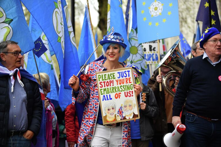 Акция против Brexit в Лондоне