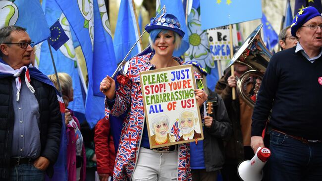 Акция против Brexit в Лондоне