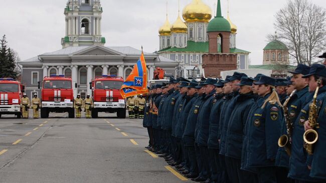 Сотрудники МЧС по Тульской области