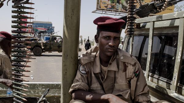 Военнослужащий в Судане