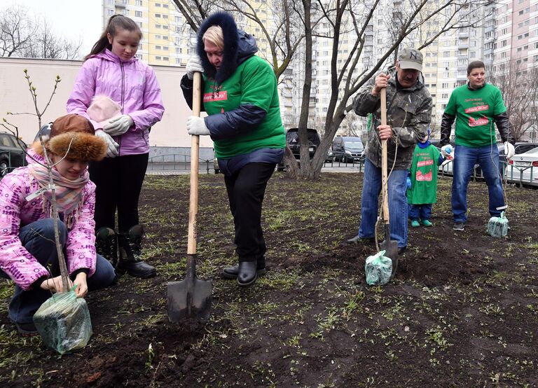 Общегородской субботник в Москве